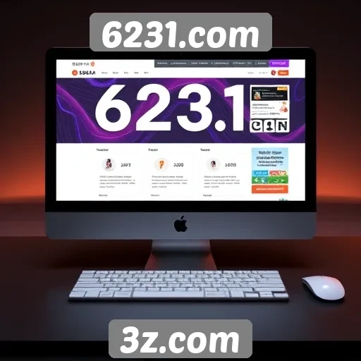 Análise da interface de usuário do site 6231.com